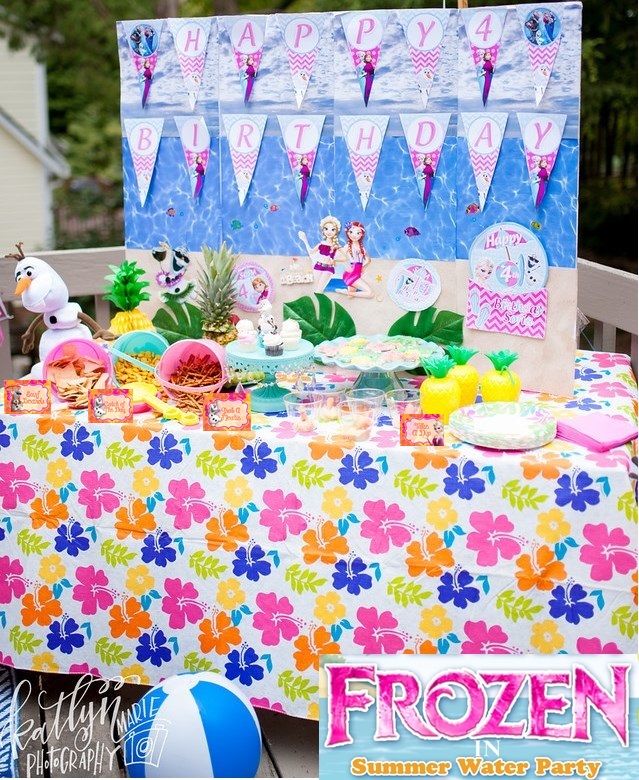 FROZEN In Summer Water Party Sarah Sofia Productions