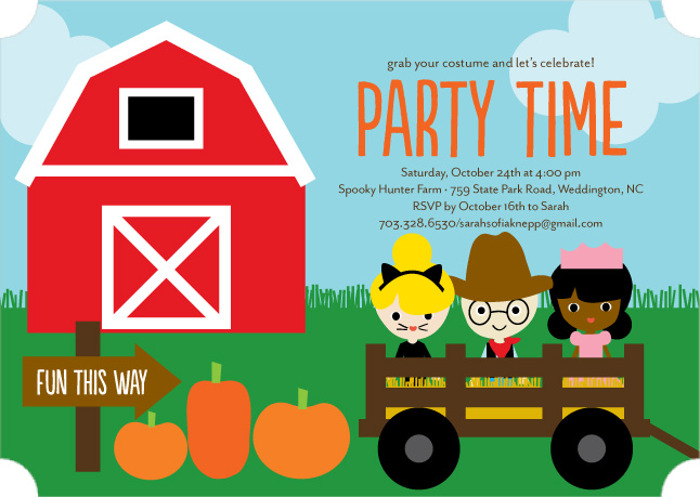 Halloween Costume Hayride Party Inspiration || Sarah Sofia Productions