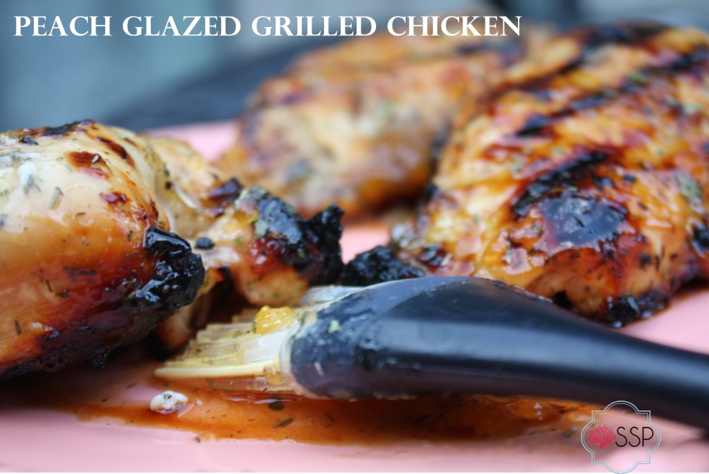 Peach Glazed Grilled Chicken || Sarah Sofia Productions