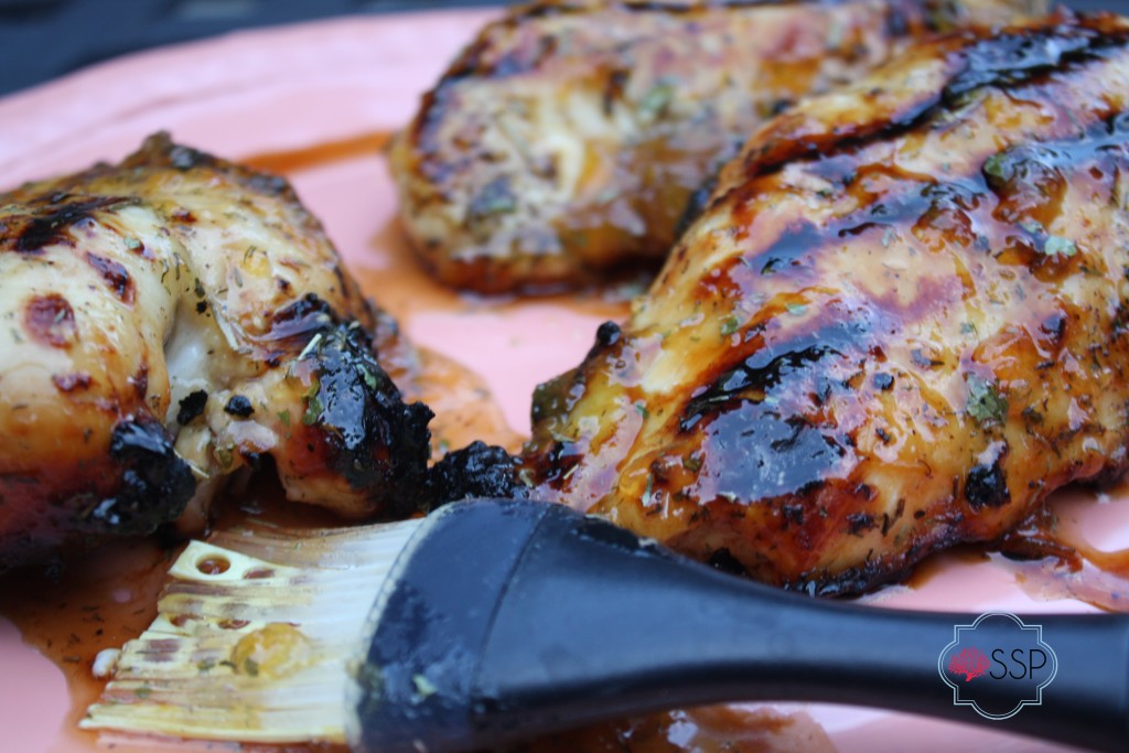 Peach Glazed Grilled Chicken || Sarah Sofia Productions