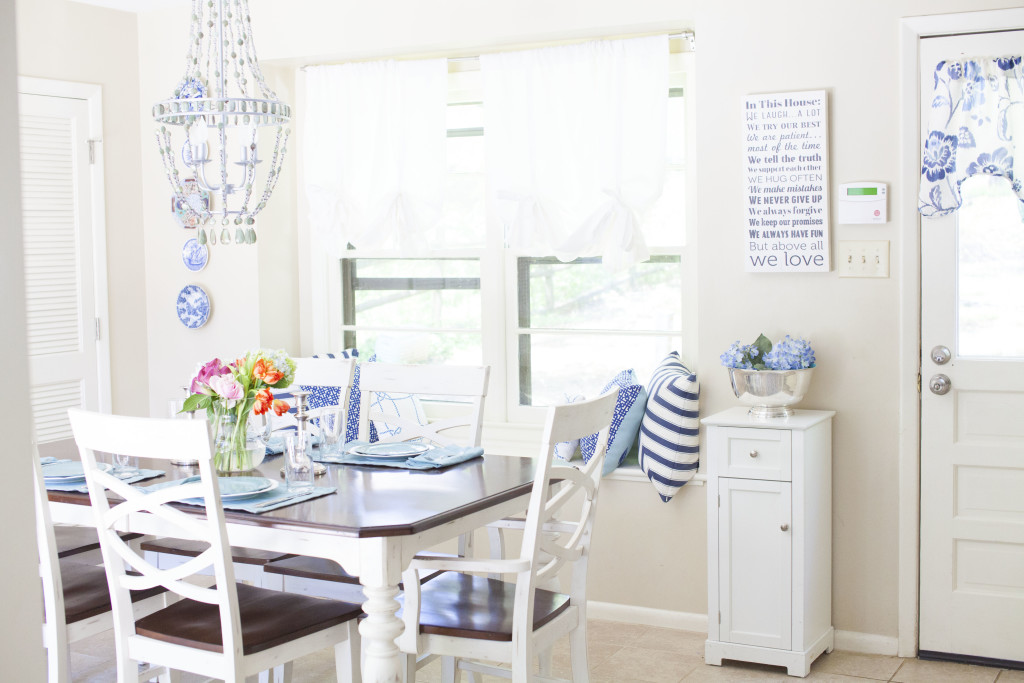 Blue and White Kitchen Makeover || Sarah Sofia Productions