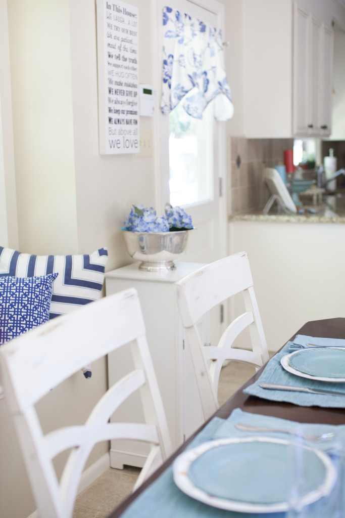 Blue and White Kitchen Makeover || Sarah Sofia Productions