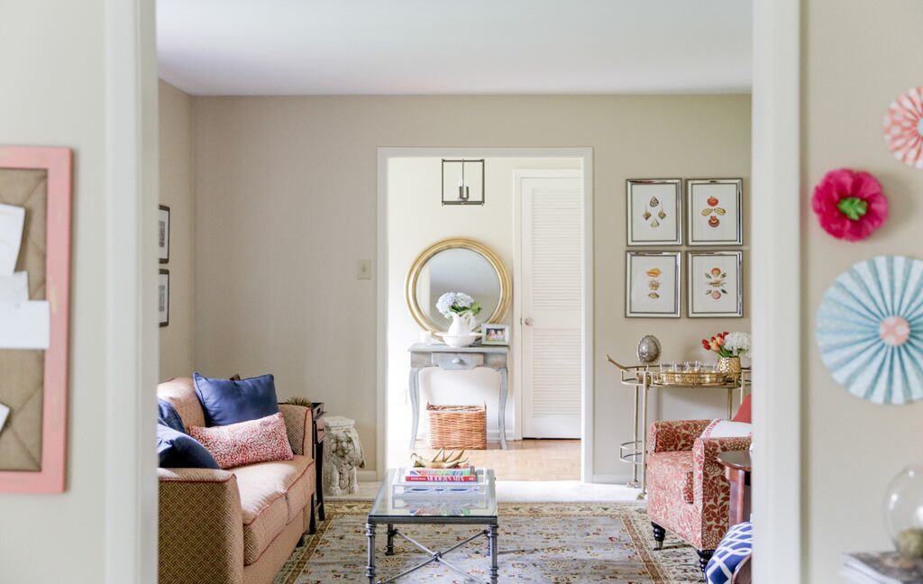 Living Room Refresh Reveal Sarah Sofia Productions