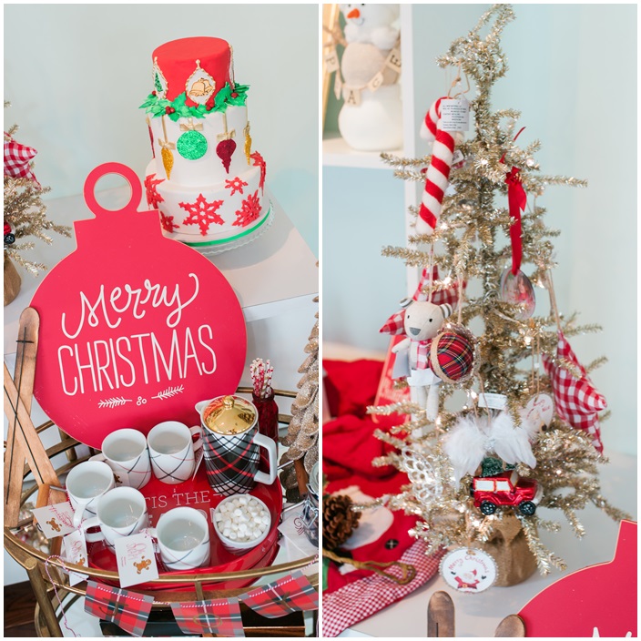 Christmas Party Inspiration and DIY Bar Cart Sign Sarah Sofia Productions