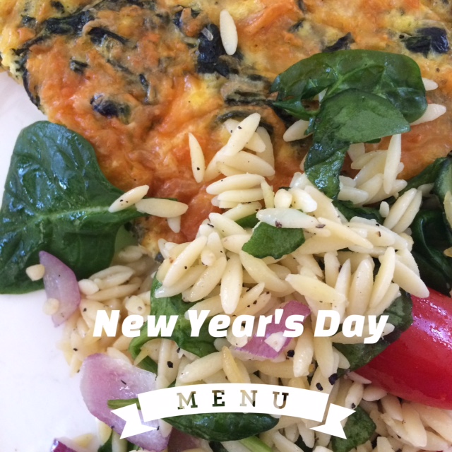 New Year’s Day Smoked Salmon Spinach Frittata 