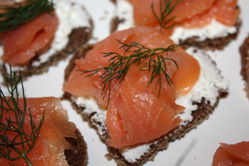 Easy Heart Shaped Smoked Salmon Appetizer for Valentine's Day Sarah Sofia Productions