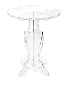 Acrylic side table