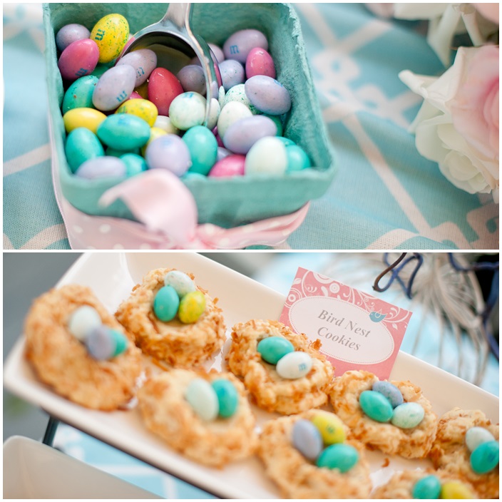 Bird Nest Cookies for Easter or a Party Treat via Sarah Sofia Productions