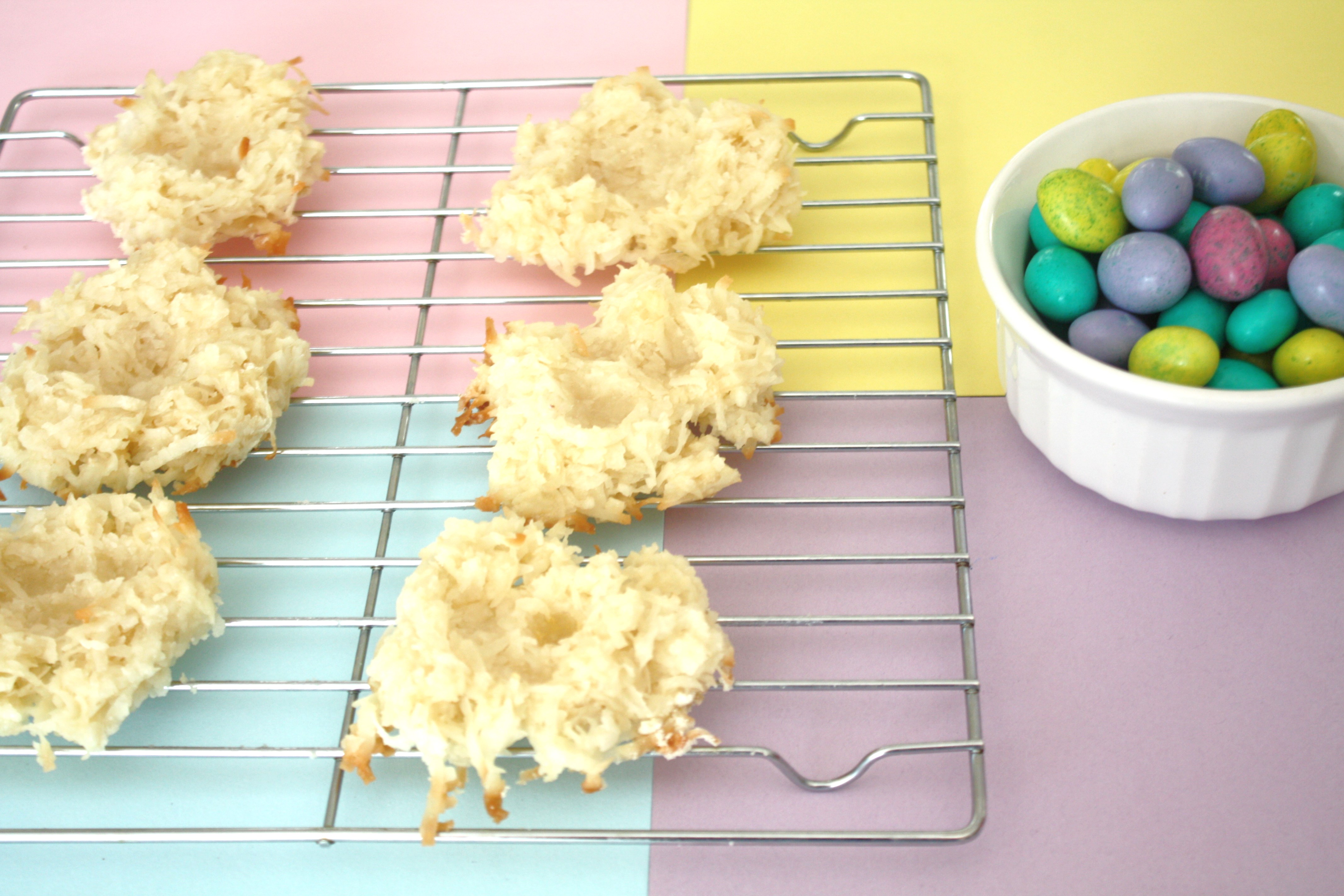 Bird Nest Cookies Easter or Party Treat via Sarah Sofia Productions