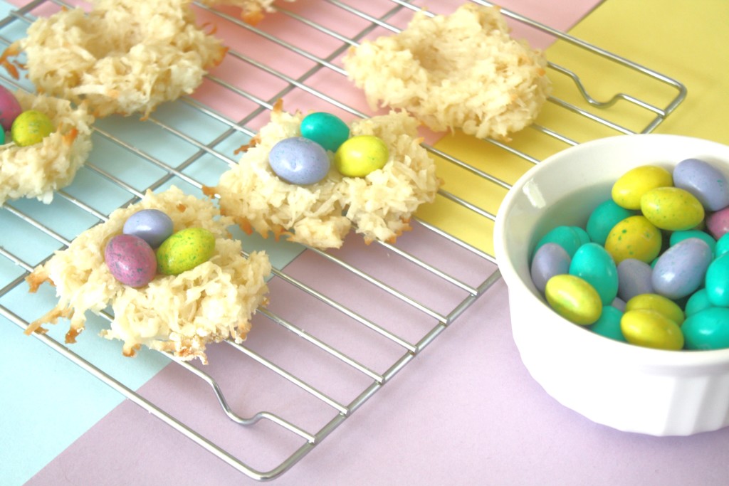 Bird Nest Cookies for Easter or Party Treat via Sarah Sofia Productions