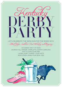 Kentucky Derby Invitation Sarah Sofia Productions