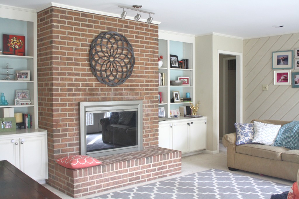 Family Room Refresh Before