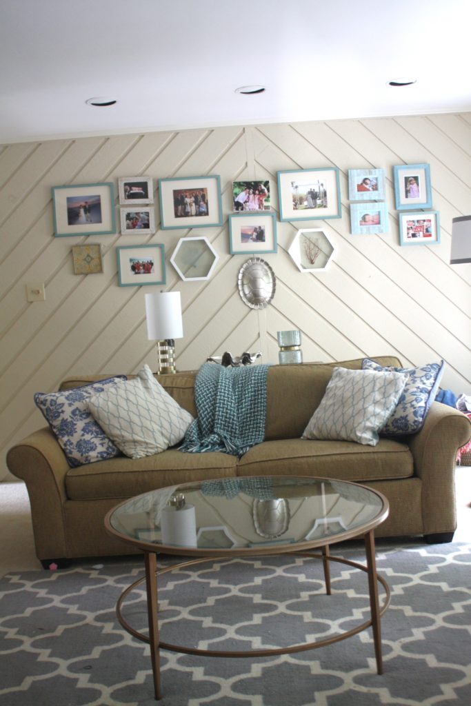 Family Room Refresh In Progress Inspiration via Sarah Sofia Productions