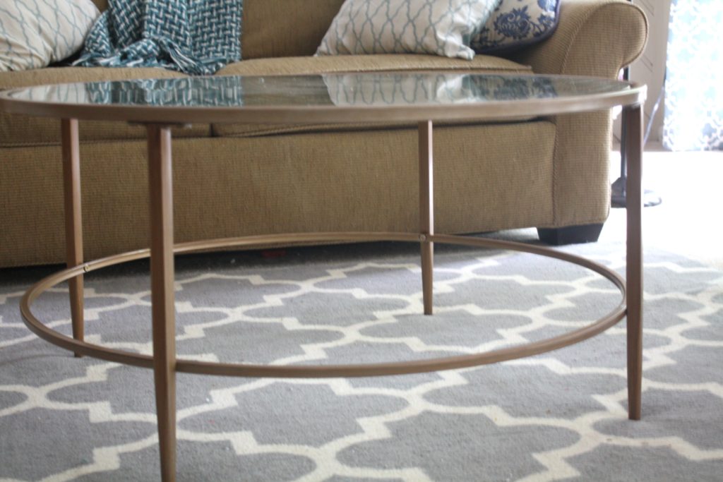 Family Room Refresh Coffee Table via Sarah Sofia Productions