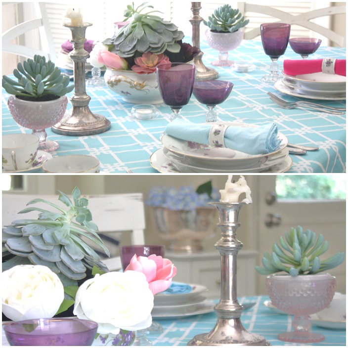 Mothers Day Tablescape Tour 