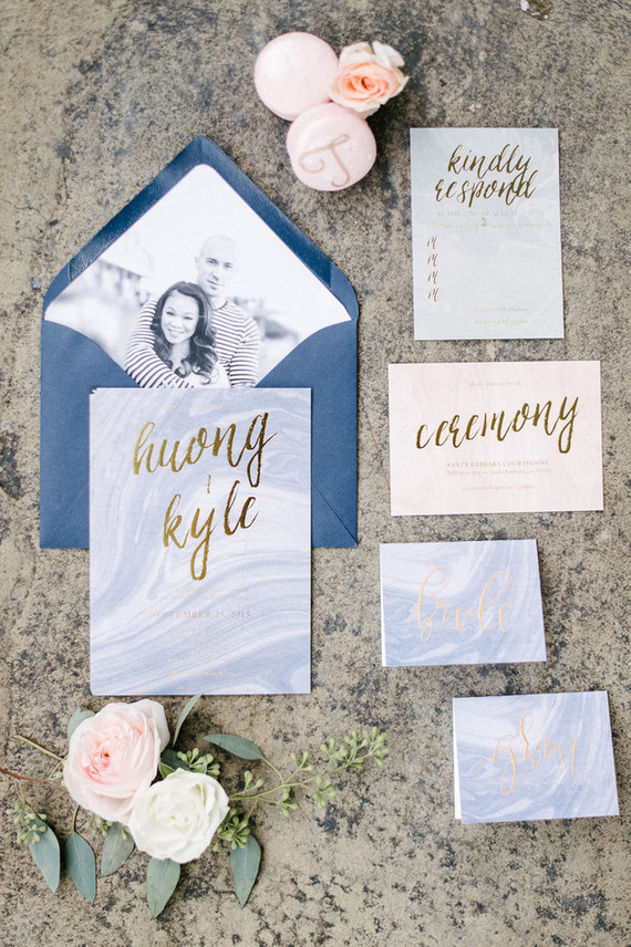 9 Weddig Trends inspired by Pantone's Colors of The Year: Invitation 