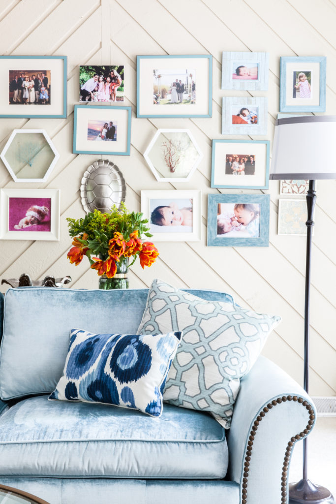 Family Room Refresh via Sarah Sofia Productions