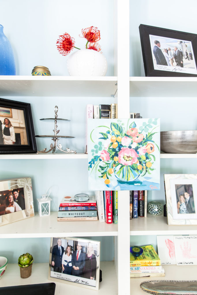 Coastal Family Room Refresh via Sarah Sofia Productions