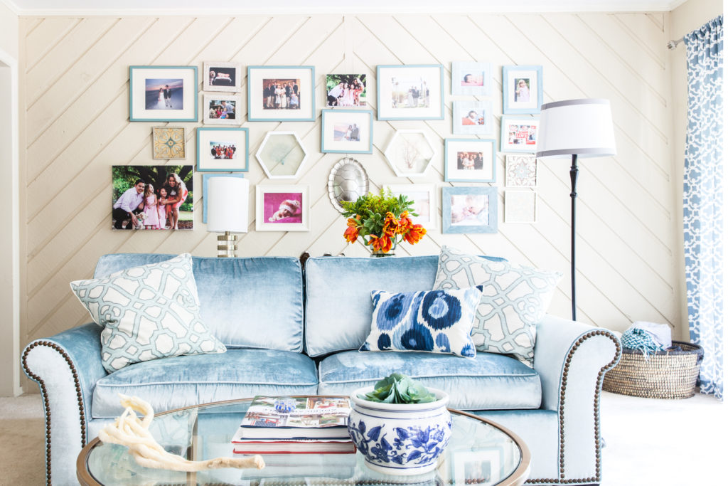 Family Room Refresh via Sarah Sofia Productions