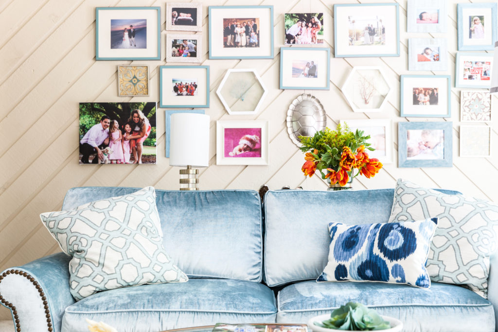 Family Room Refresh via Sarah Sofia Productions