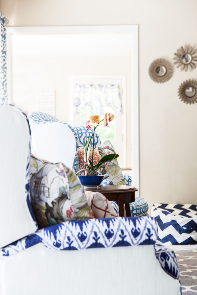 Family Room Refresh via Sarah Sofia Productions