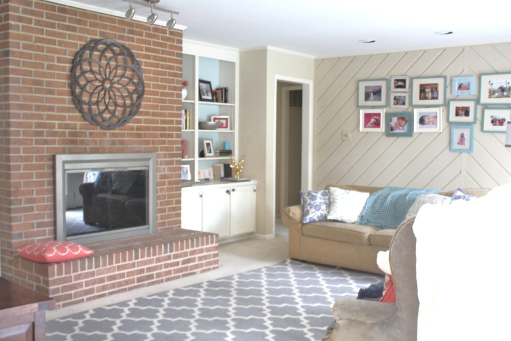 Family Room Refresh via Sarah Sofia Productions