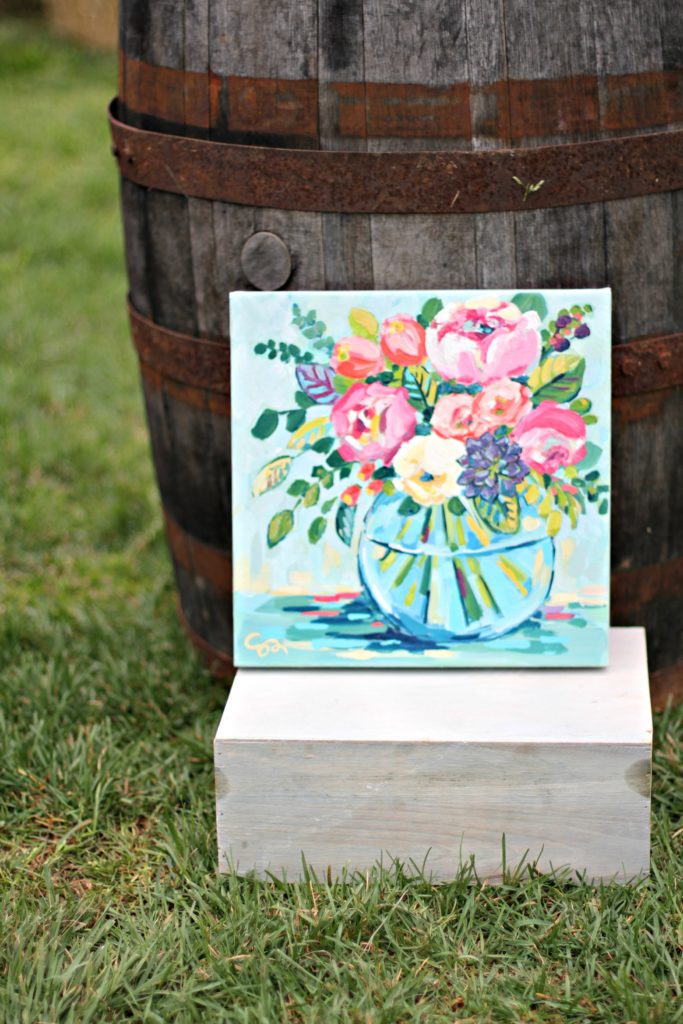 Floral Painting Giveaway via Sarah Sofia Productions