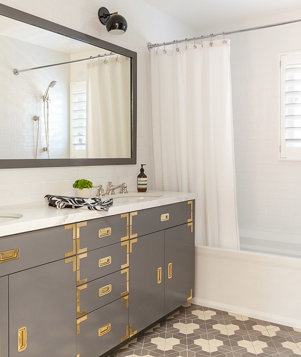 Bathroom Refresh Inspiration via Sarah Sofia Productions