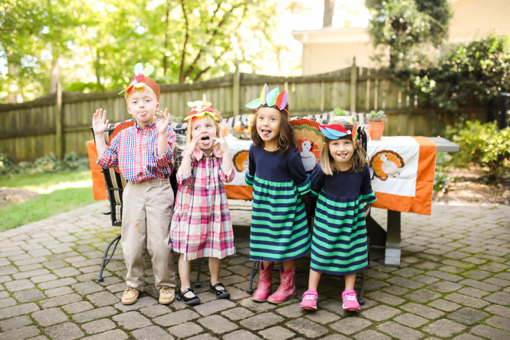 Kids Thanksgiving Party Feature Sweetly Chic Events via Sarah Sofia Productions