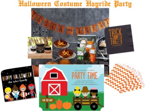 Halloween Costume Hayride Party Inspiration