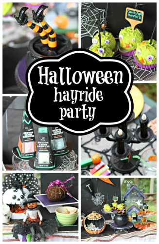Halloween Costume Hayride Party Feature on Pretty My Party