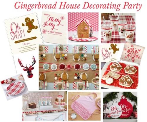 Gingerbread House Decorating Party Inspiration