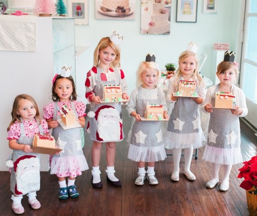 Gingerbread House Decorating Party Feature on Pottery Barn Kids