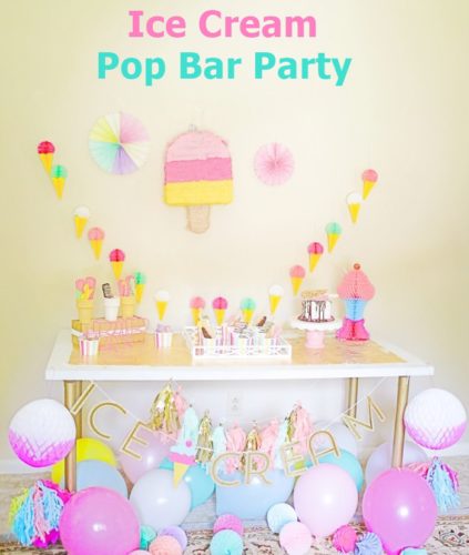 Ice Cream Pop Bar Party